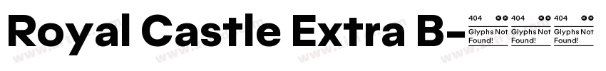 Royal Castle Extra B字体转换